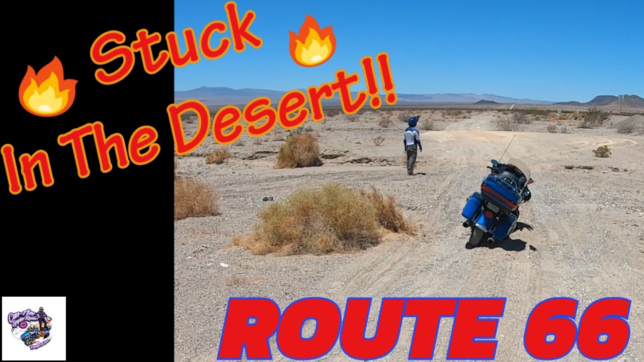 ROUTE 66 On My Can-Am SPYDER...Ambushed In Amboy, California...Harley Stuck In The Mojave Desert!
