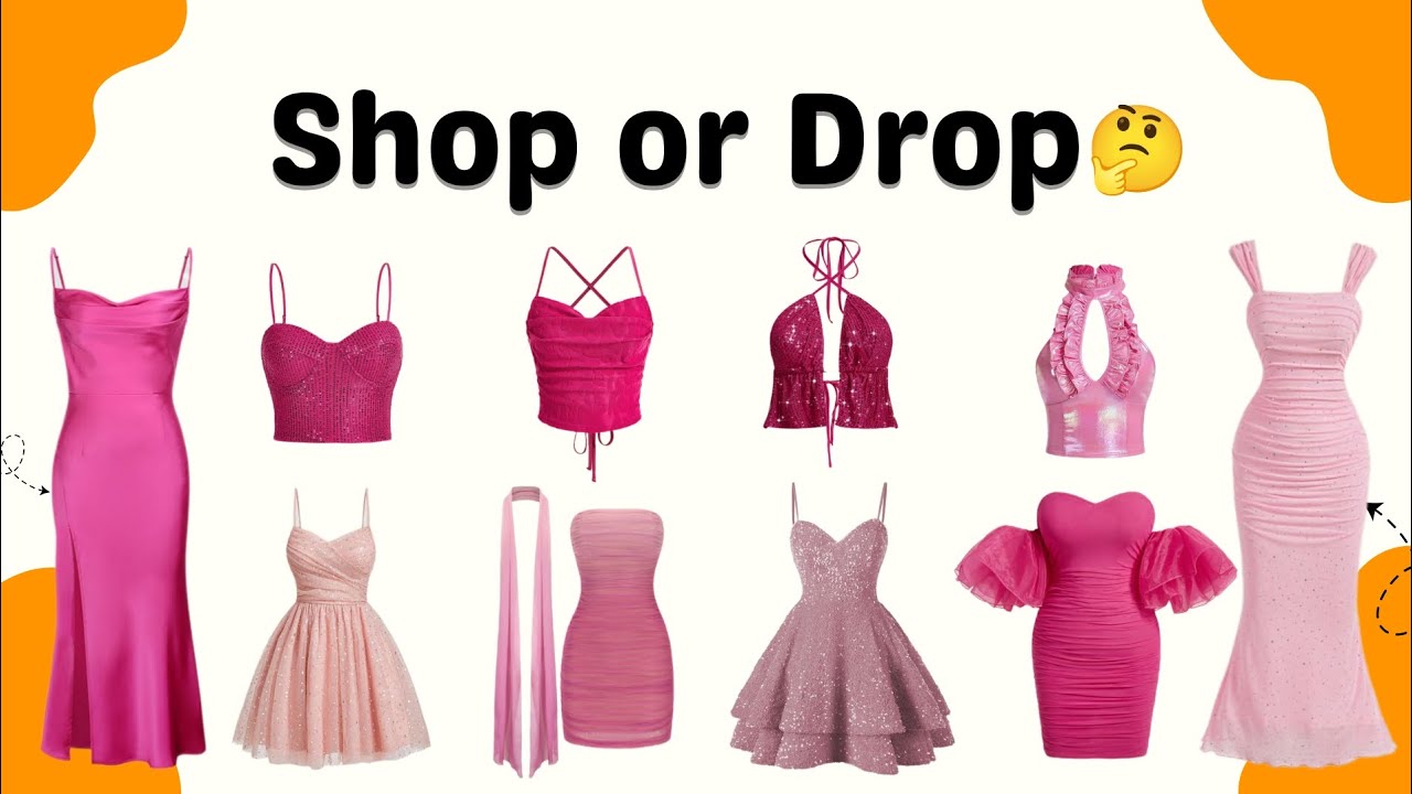 Can't decide 🥴Shop or Drop🤔 Galentine’s Outfit Edition 💕😍