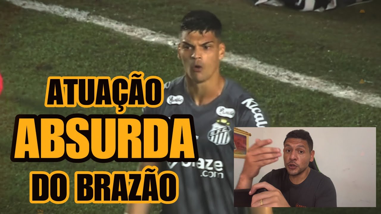 REAGI a TODOS os MILAGRES operados pelo goleiro do Santos BRAZÃO! PEGOU TUDO!