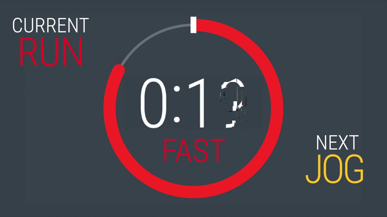 25 min HIIT Run Workout-  Advanced