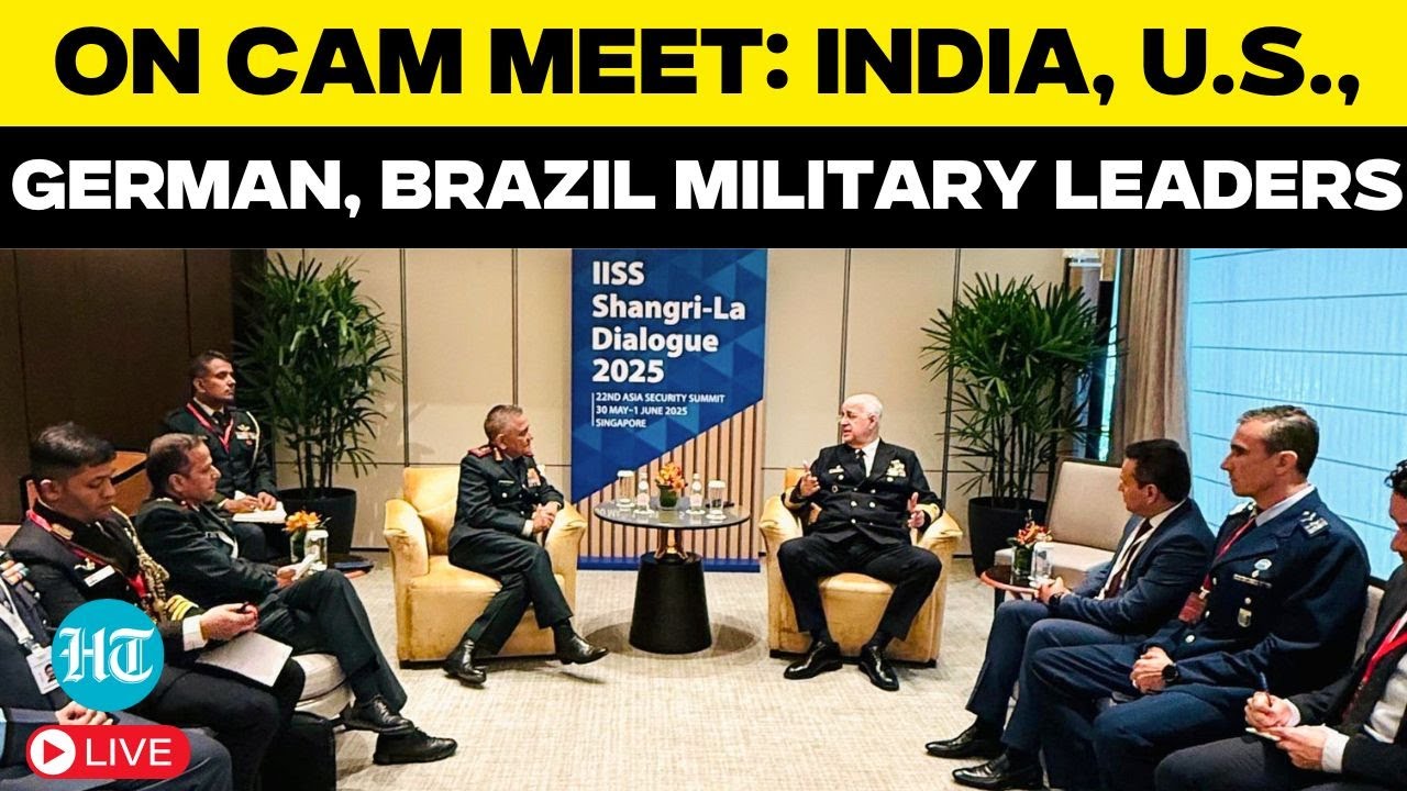 LIVE: Top Military Officers Of India, US, Germany, Brazil, Ukraine Meet | Shangri-La| Singapore