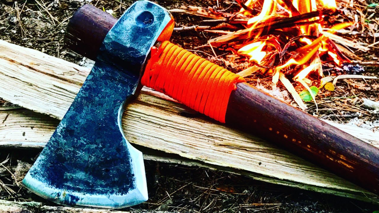 GOSHAWK Tomahawk from H&B Forge and Pine Fire: Great Ergos and Chopping Power