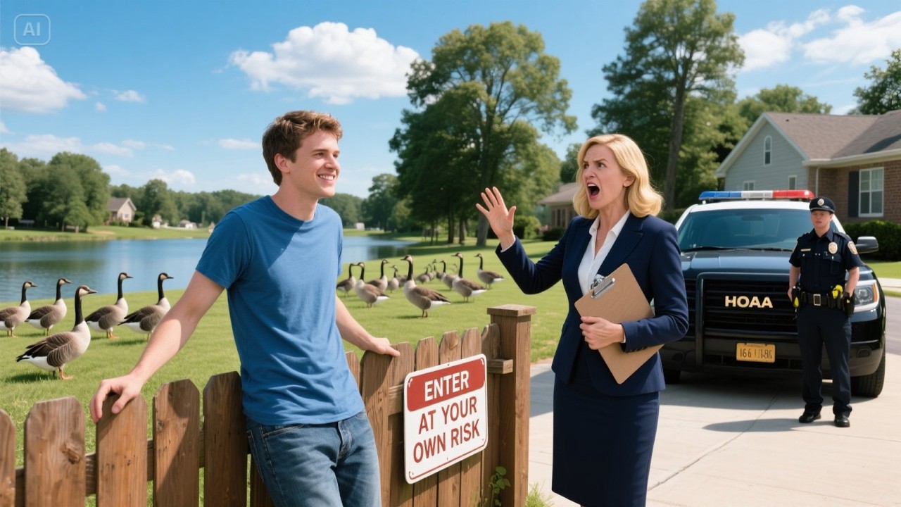 They Demanded Access to My Yard, So I Filled It With Aggressive Geese and Posted Enter at Own Risk!