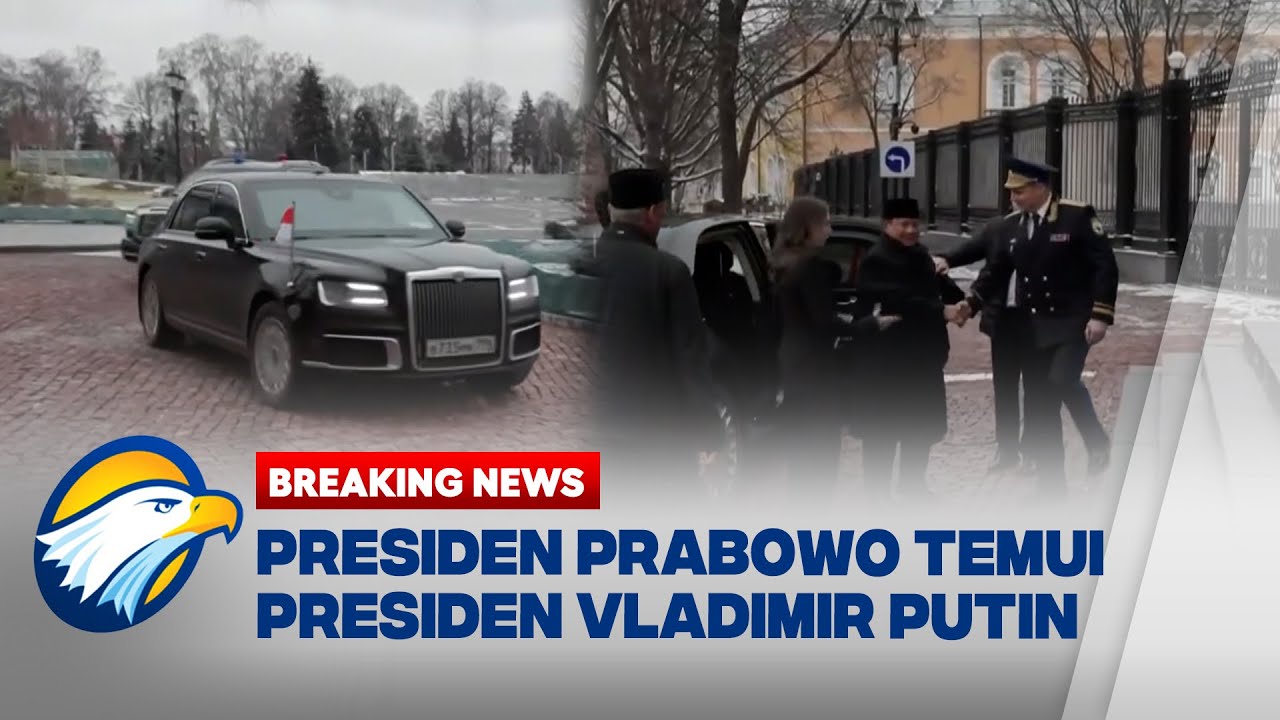 Naik Sedan Hitam, Presiden Prabowo Adakan Pertemuan dengan Vladimir Putin