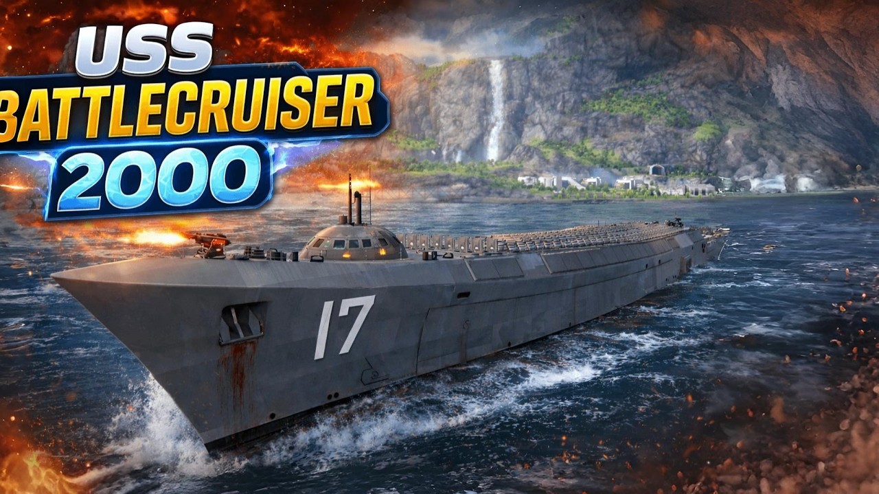 USS BLATTLECRUIER 2000 🔥 Crucero FULL SPAM Misiles Anti Bengalas  Moders Warship