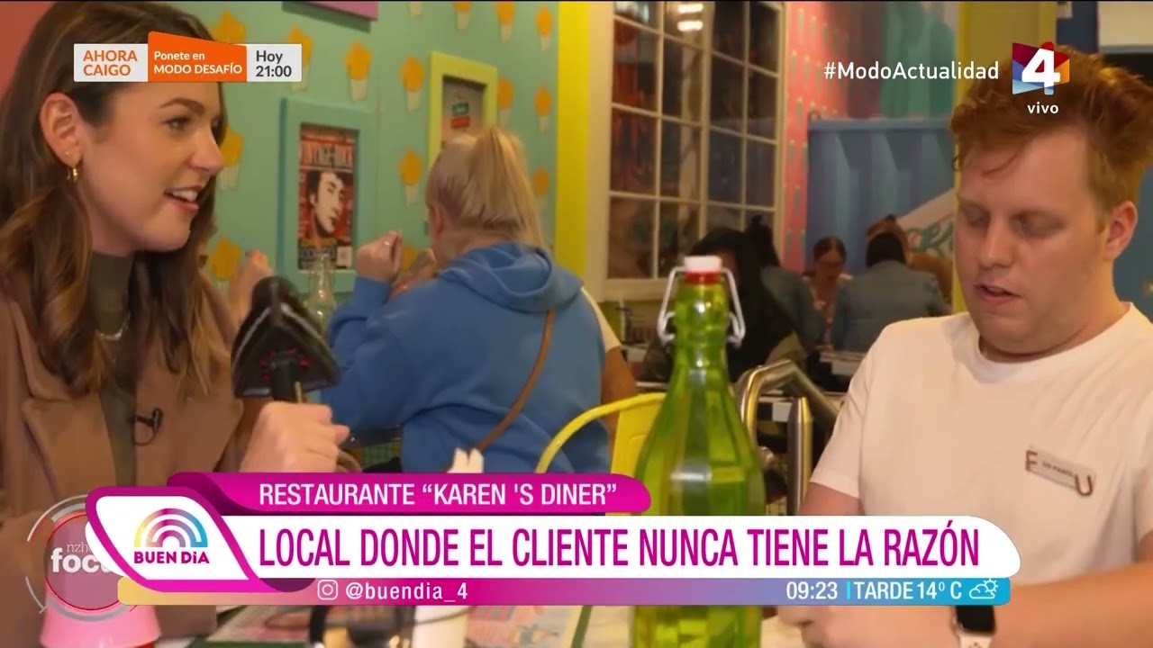 Buen Día - Karen's Diner: Restaurante con temática de mala atención
