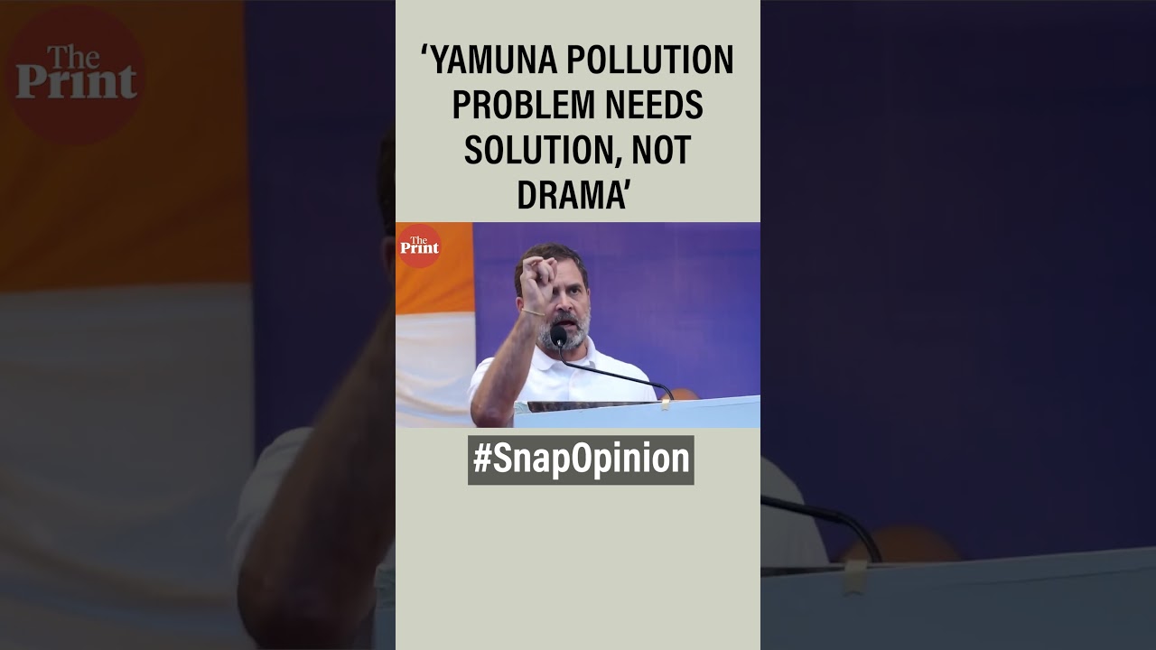 &lsquo;Yamuna pollution problem needs solution, not drama&rsquo; #snapopinion
