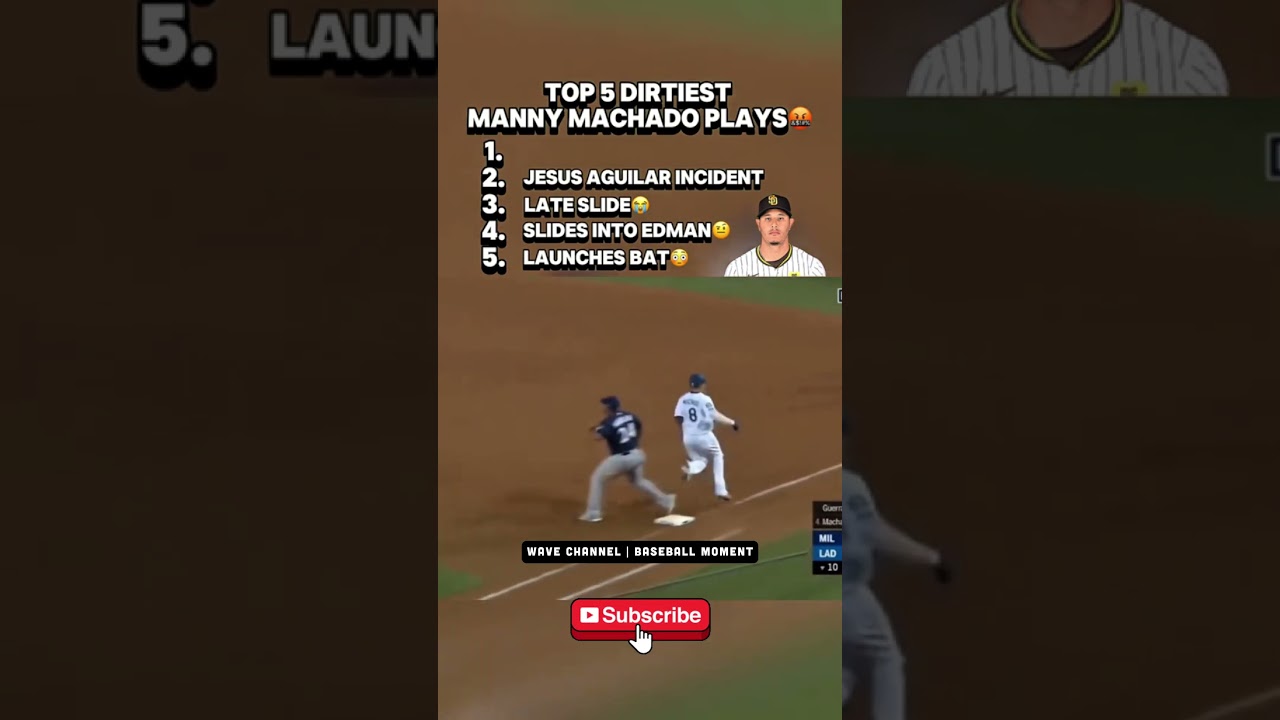 TOP 5 DIRTIEST MANNY MACHADO PLAYS