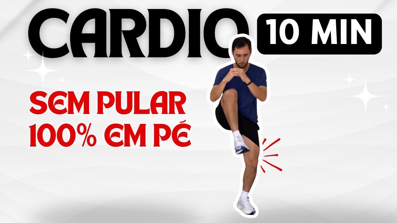 Cardio 10 Minutos para DERRETER GORDURA (Sem Pulos e Sem Impacto)