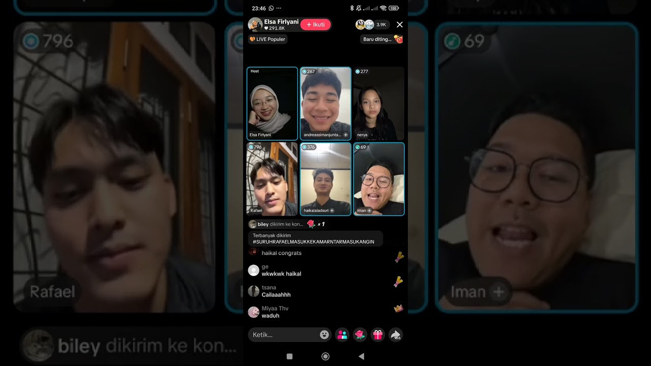 Haikal salting ada Mody, Khai ultah, Nerya Elsa ngantuk. #clashofchampions #reunion #livestreaming