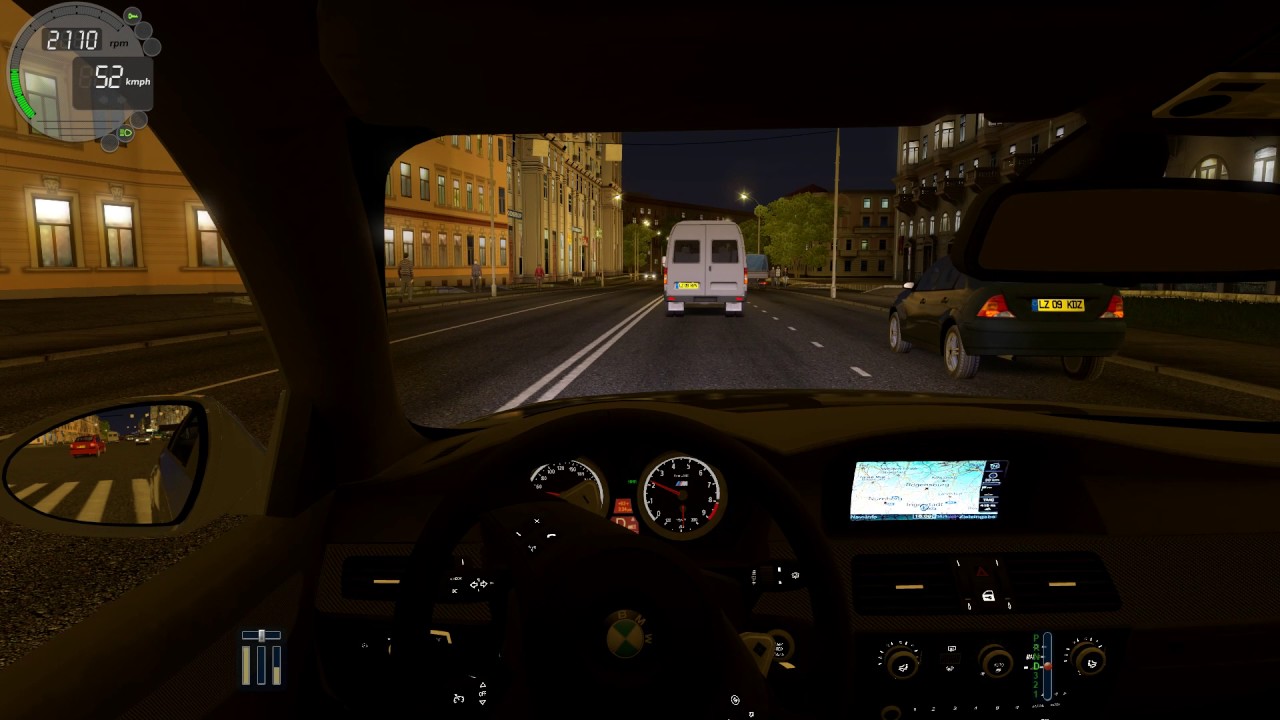 City Car Driving - BMW M5 /Night driving with Logitech G29