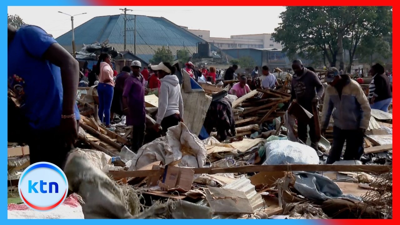 Small scale count losses after demolition at Uhuru Market along Jogoo Road, Nairobi