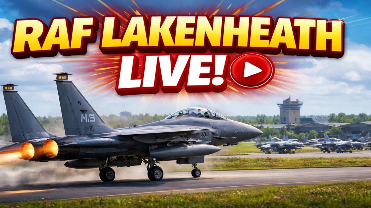 Live at RAF LAKENHEATH WITH C17 and jets