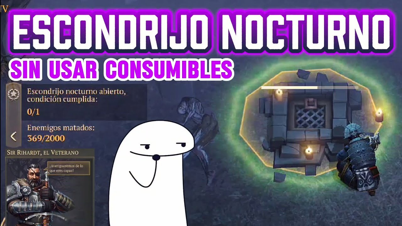 GRIM SOUL ✅Escondrijo Nocturno Sin Usar Consumibles😳 | GamePlay&bull;En Espa&ntilde;ol