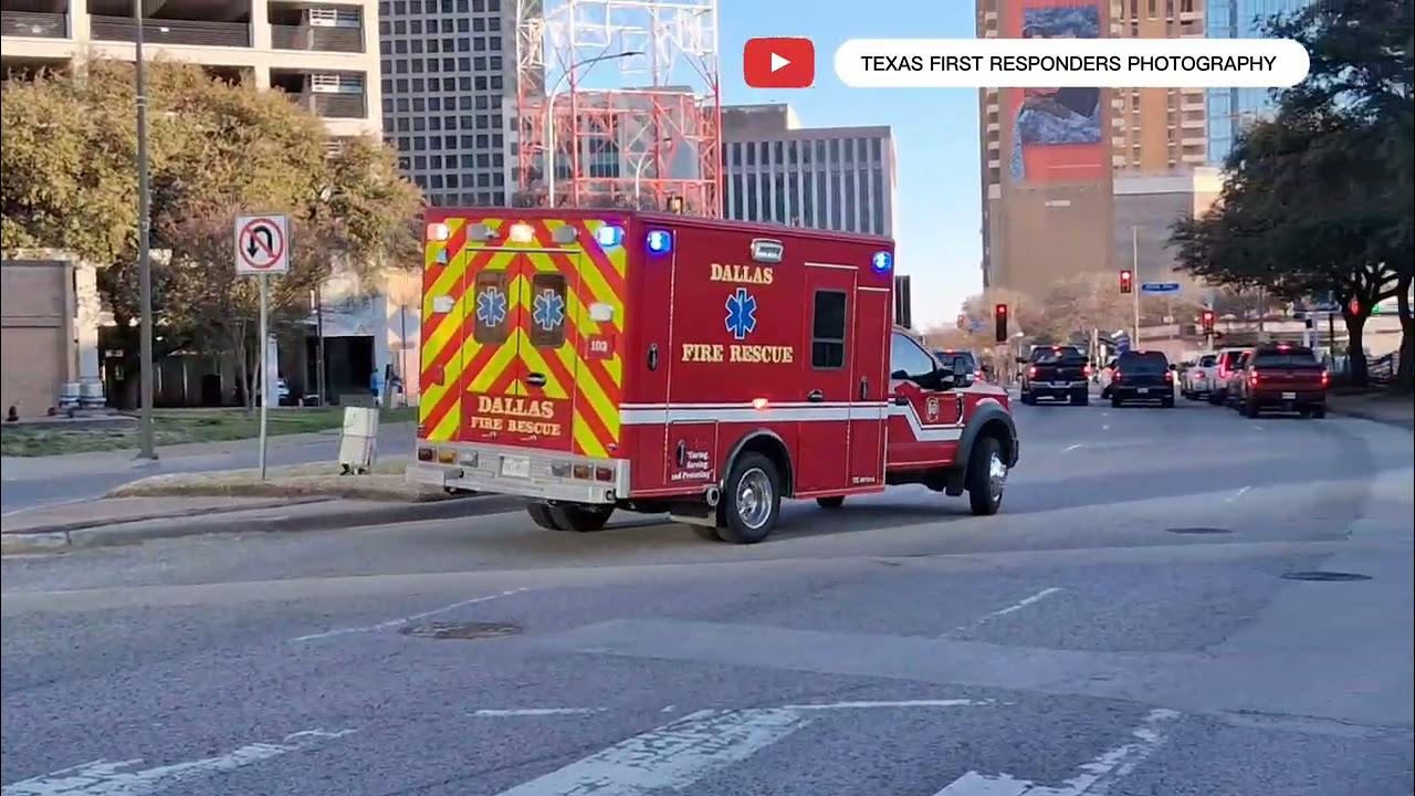 Dallas Fire Rescue 18 (Reserve) Responding 