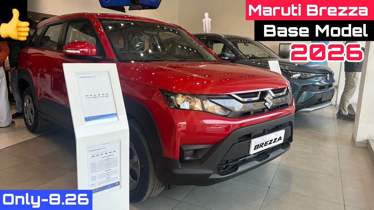 New Maruti Suzuki Brezza Lxi 2026 Base Model | Maruti Brezza 2026 Price, Features & Review