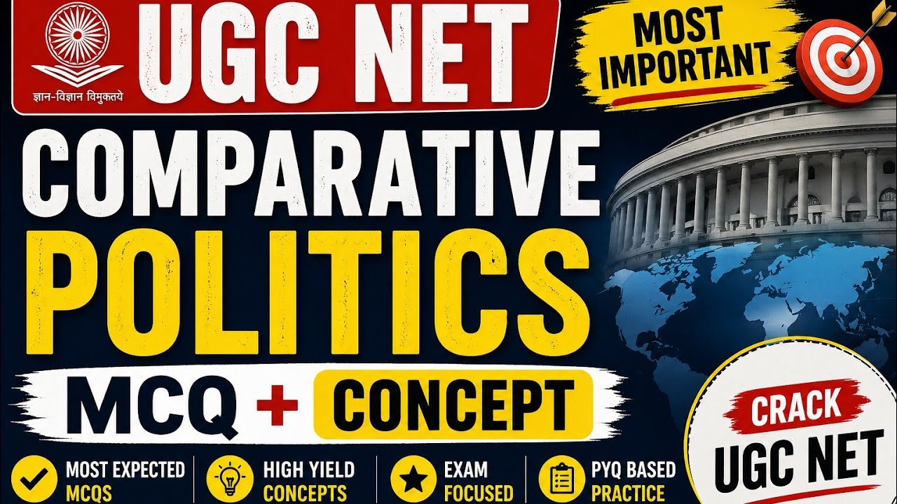 Comparative politics mcq# UGC NET// CUET/ TGT / PGT POLITICAL SCIENCE COMPARATIVE POLITICS MCQ 