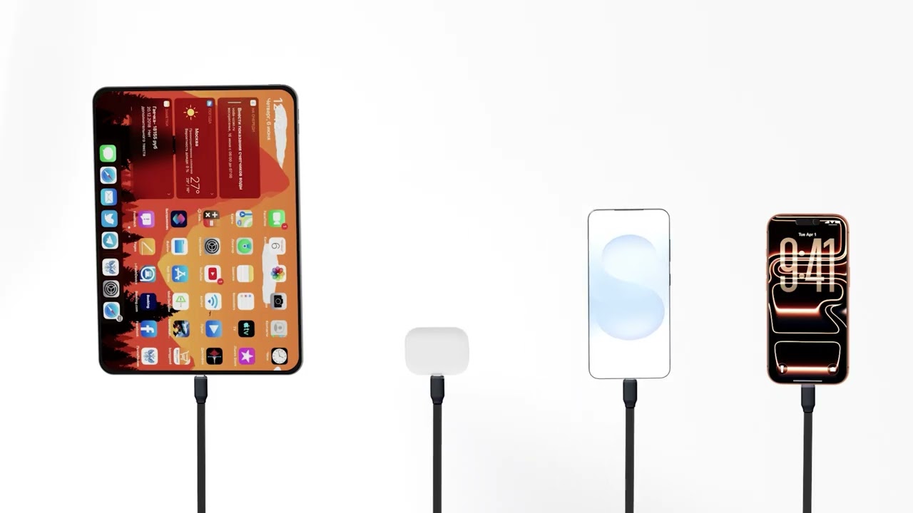 Say Goodbye to Messy Cables! Omnibar 67W Retractable USB-C Fast Charger