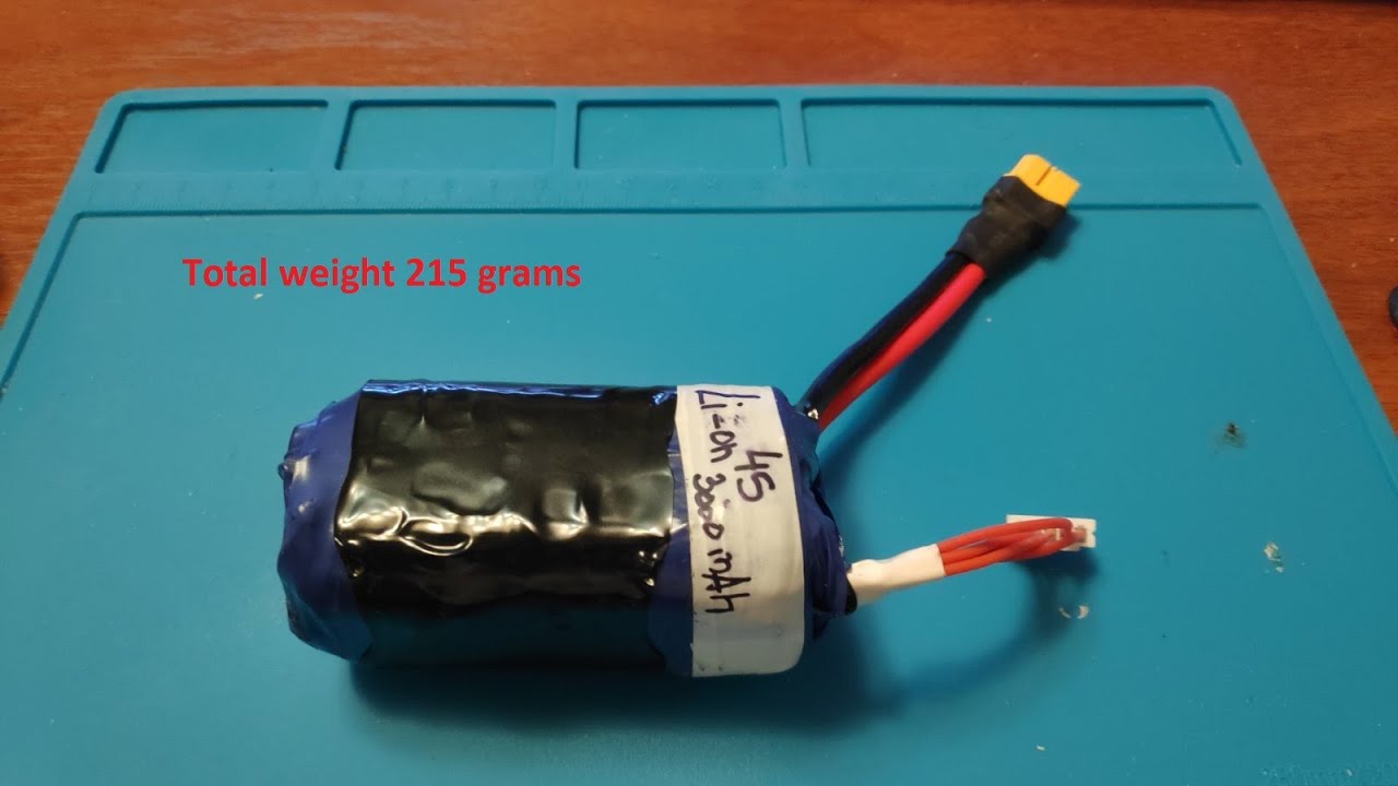 24 minutes in the air with 3000mAh li-ion battery