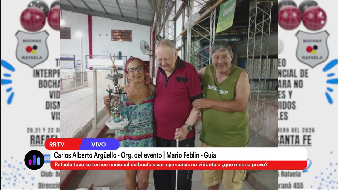 Rafaela tuvo su Torneo Interprovincial de bochas para personas no videntes