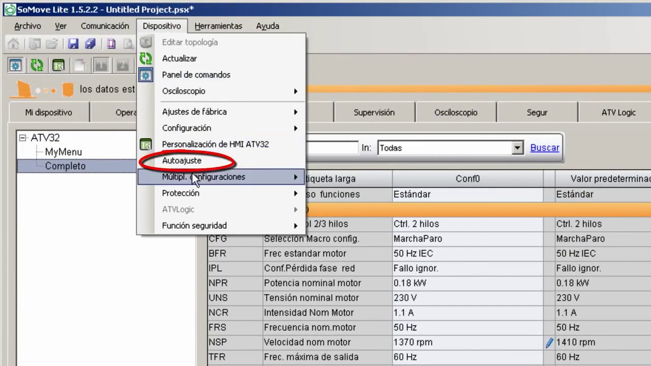 Configuración de variadores de velocidad con SoMove Parte 1 Schneider Electric