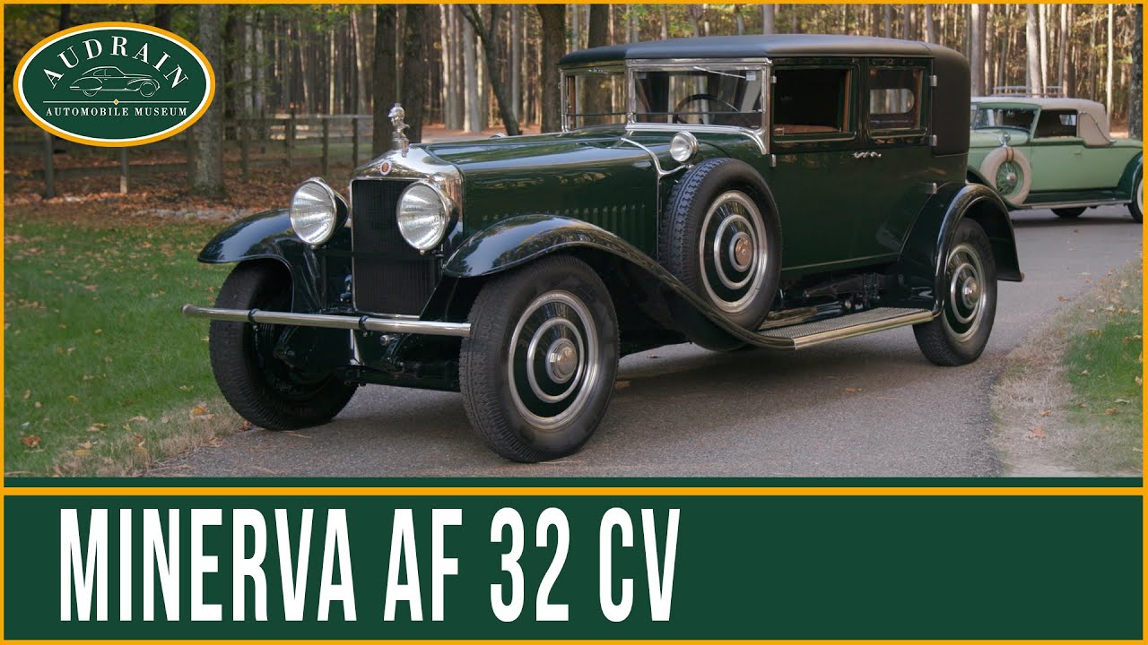 Belgian Torque Monster: The Minerva AF 32 CV Sport Sedan
