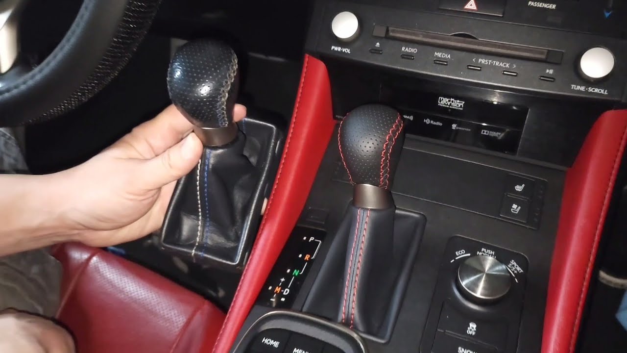 Switching the Lexus Rc F Shifter Knob & Cover