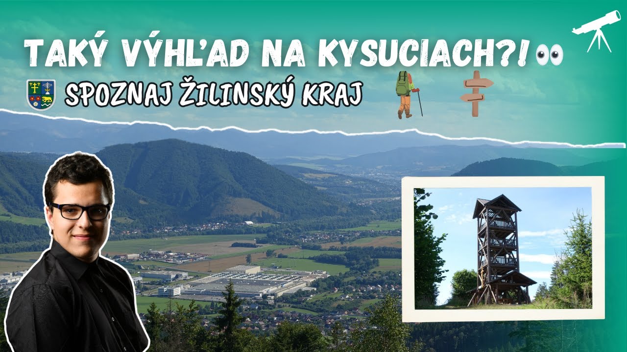 Rozhľadňa Tábor nad Kysuckým Novým Mestom | TOP výhľad na Malú Fatru