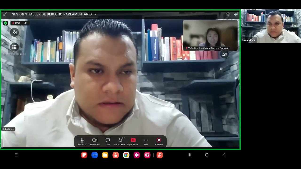 3-5 TALLER DE DERECHO PARLAMENTARIO Y TÉCNICA LEGISLATIVA