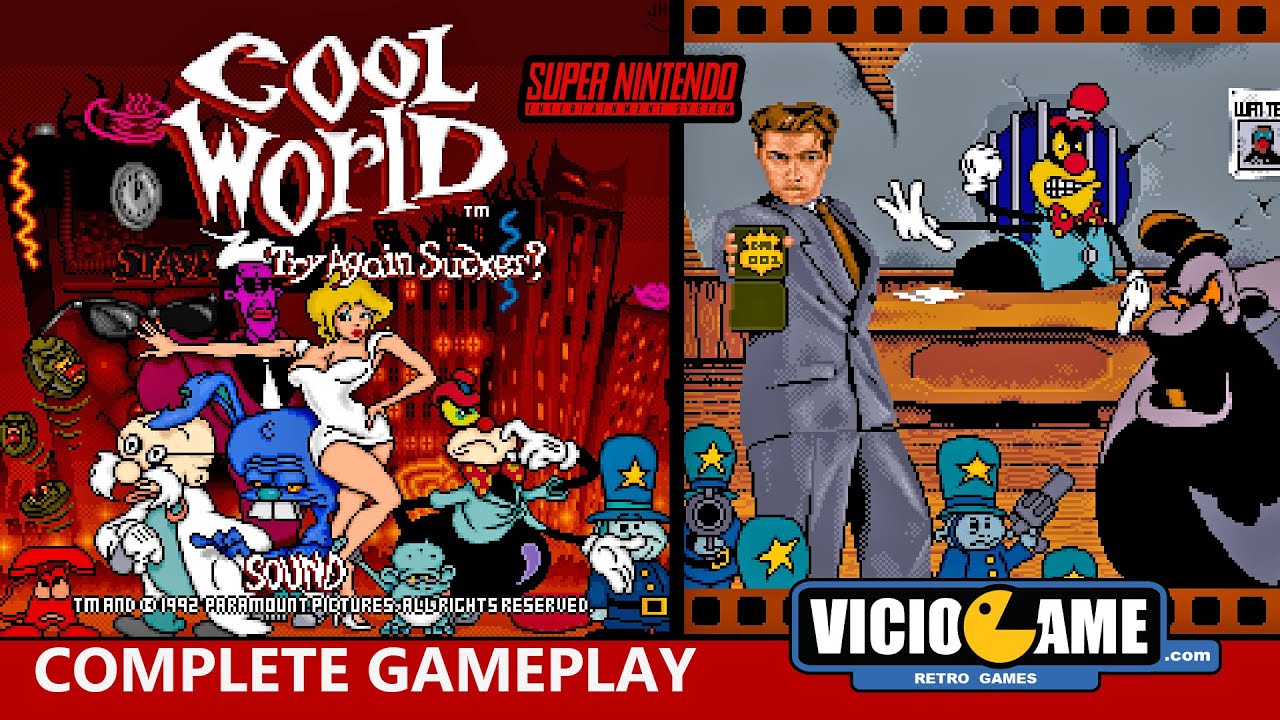 🎮 Cool World (Super Nintendo) Complete Gameplay