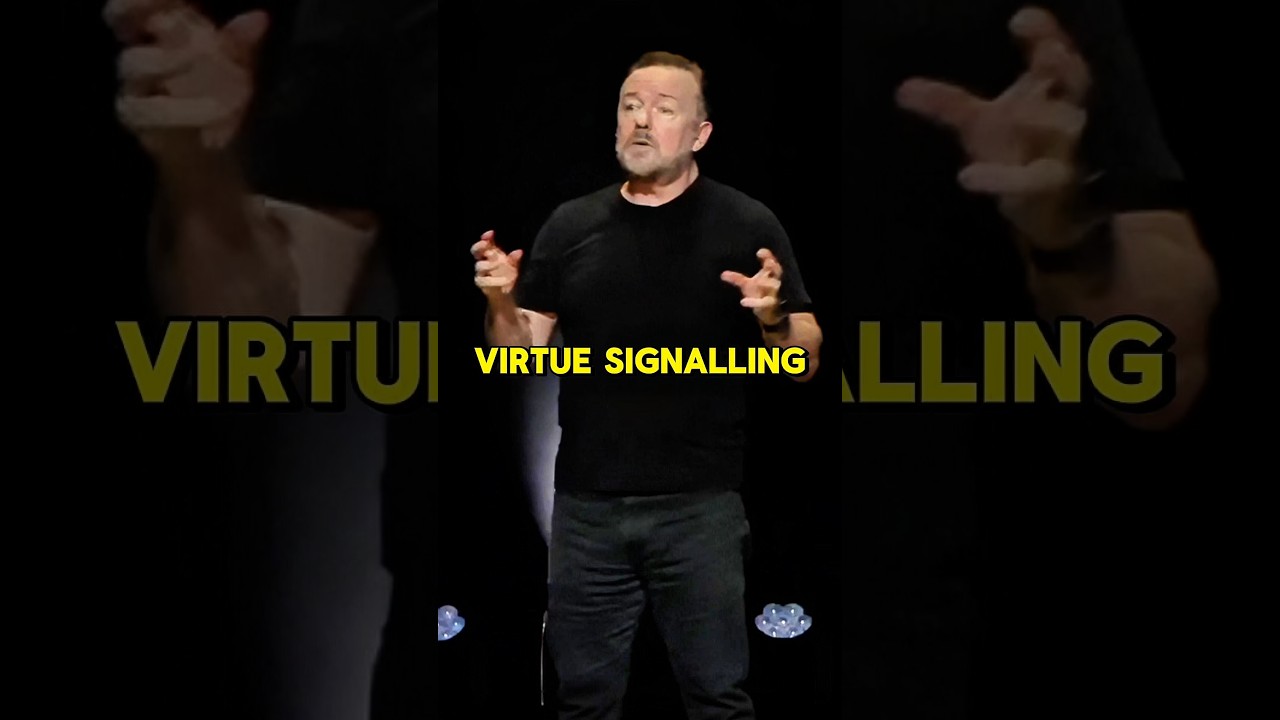 Ricky Gervais. Do you agree? #comedyvideo #standupcomedy #funnycomedy