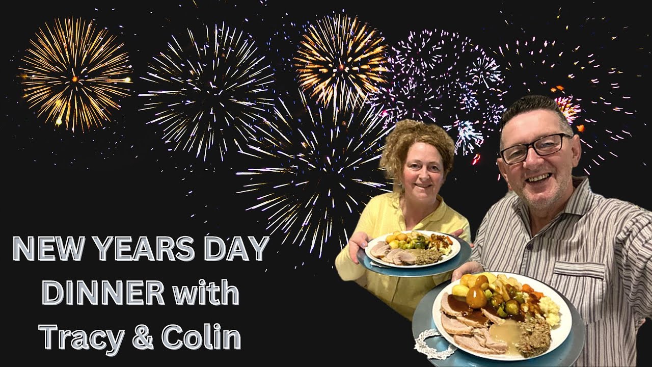 NEW YEARS DAY DINNER with Tracy and Colin The Food Huggers