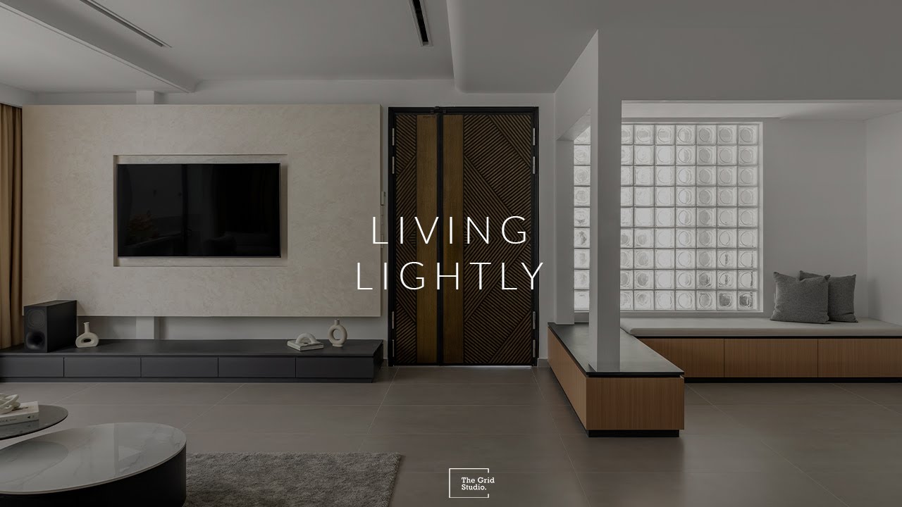 LIVING LIGHTLY | Semi-Detached House Interior Design | The Grid Studio Malaysia