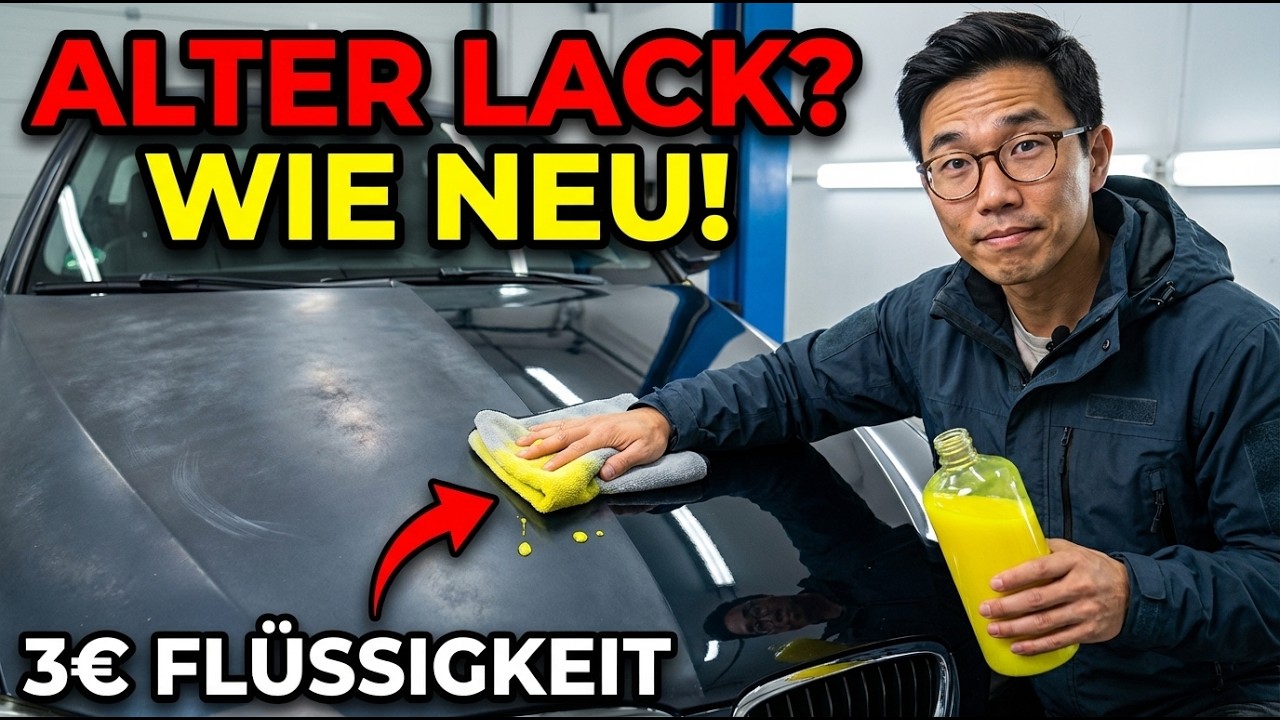 3-Dollar-Flüssigkeit lässt Lack wie neu aussehen. Dauerhaft. Autoindustrie vertuschte das