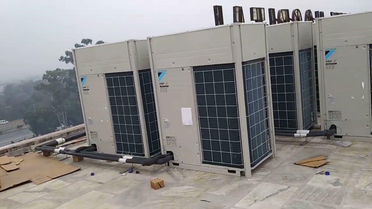 DAIKIN VRV SITE OUTER AND AHU INSTALLATION COMPLIT