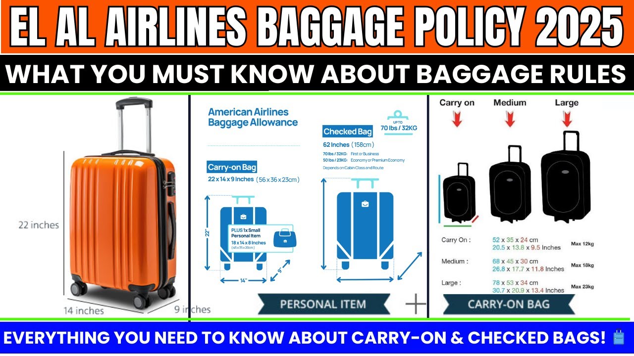 🧳✈️ El Al Airlines Baggage Policy 2025 &ndash; Carry-On, Checked & Extra Fees Explained!