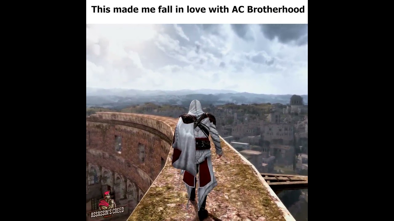 This made me fall in love with AC Brotherhood #assassinscreedbrotherhood #assassincreed #gaming