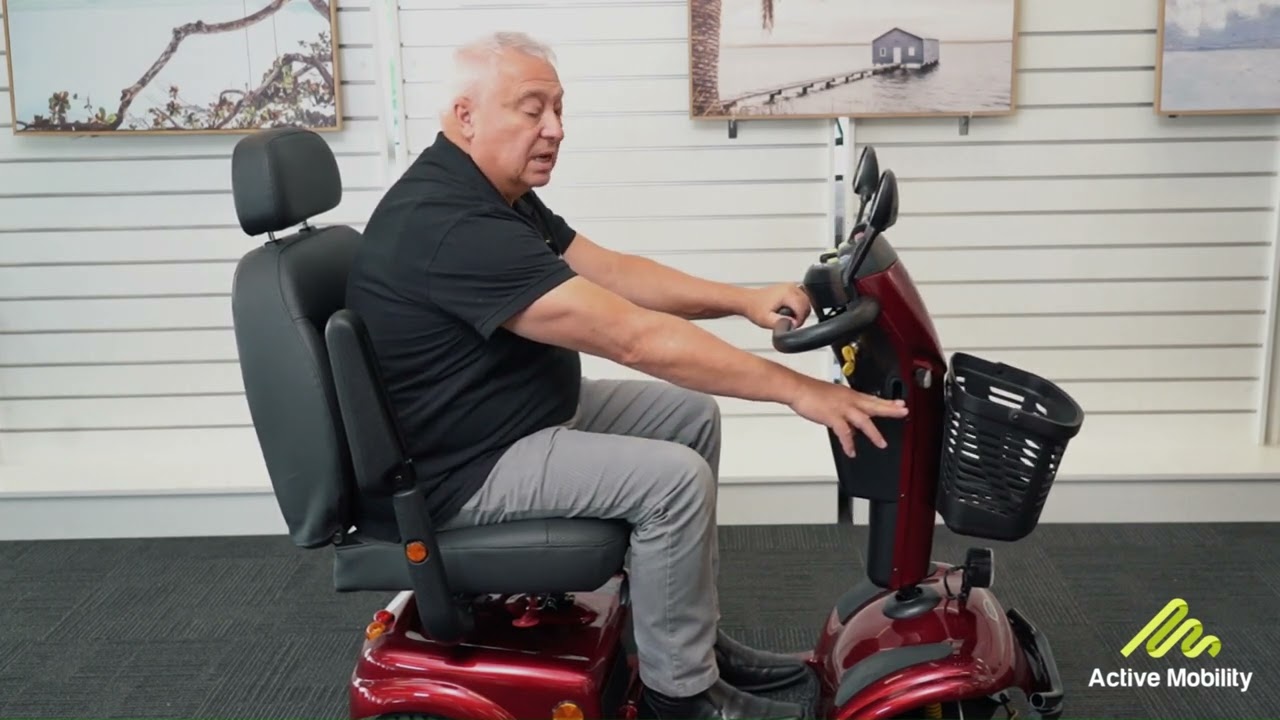 Allrounder Shoprider instructional video - How to operate and use -- Enable Version
