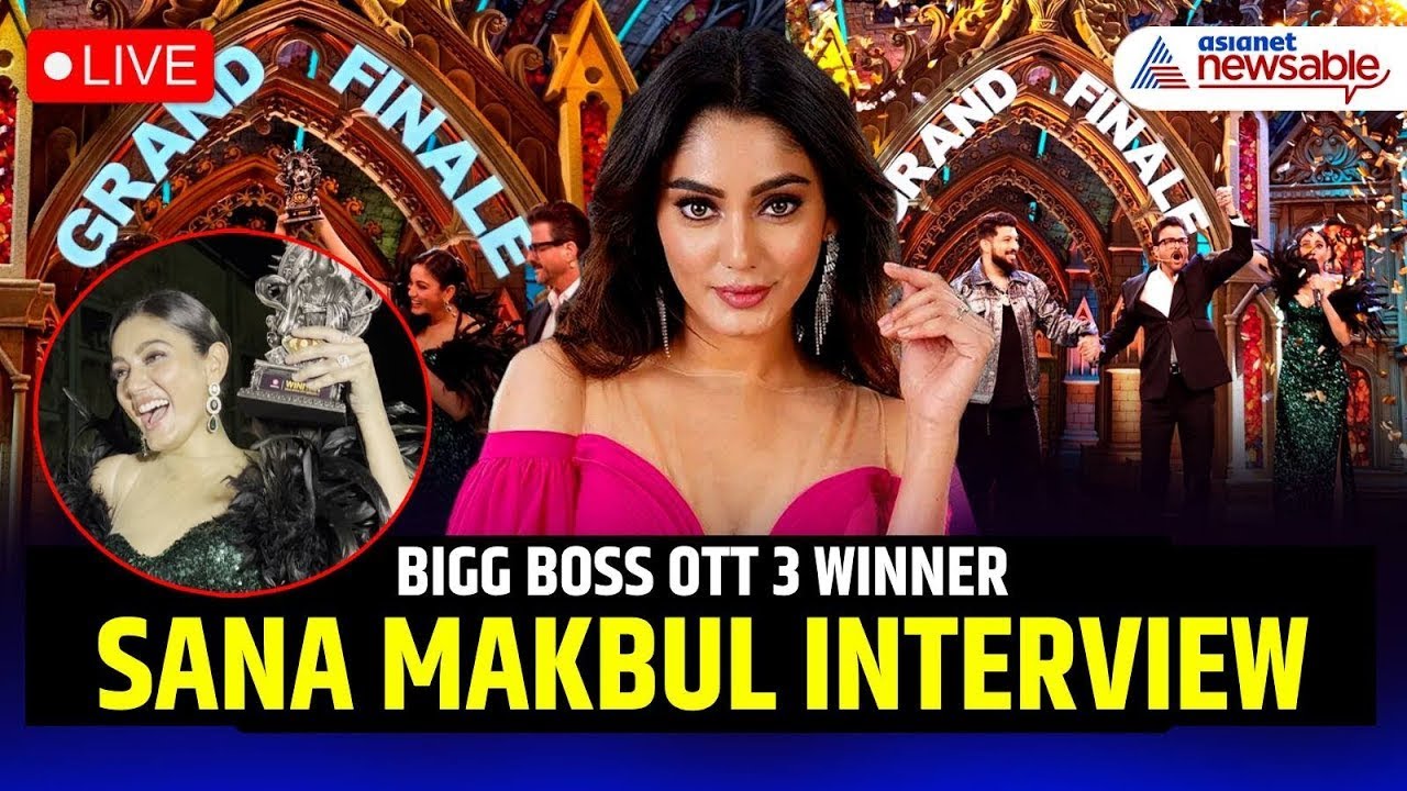 LIVE 🔴 Bigg Boss OTT 3 Grand Finale: Sana Makbul Wins Bigg Boss OTT 3