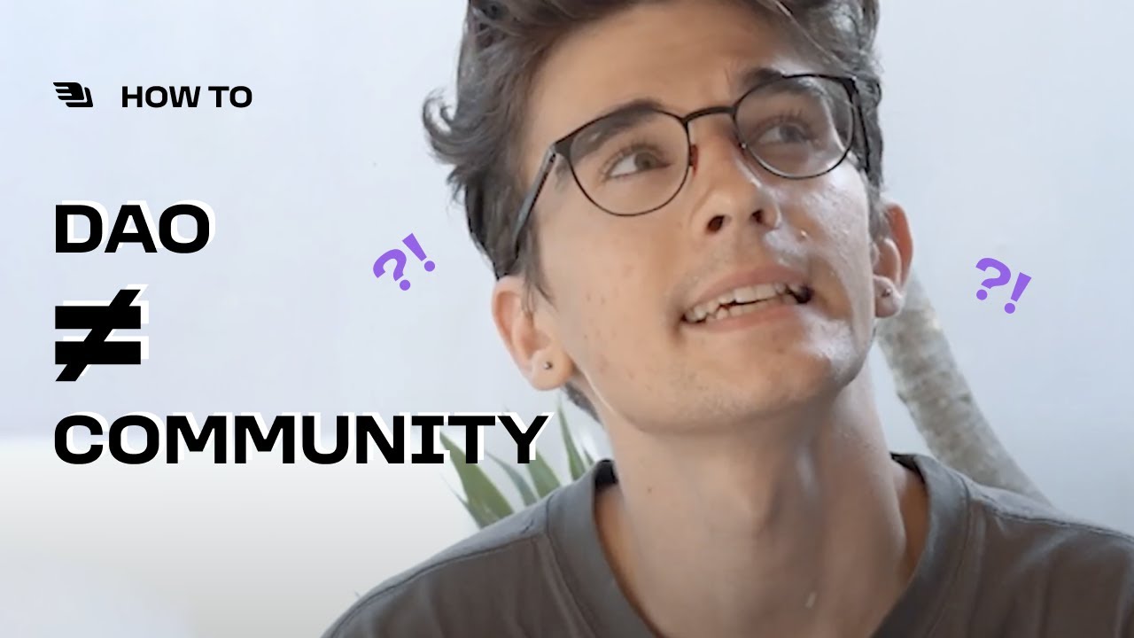 What do you need to build a DAO? | DAO community VS Any other community