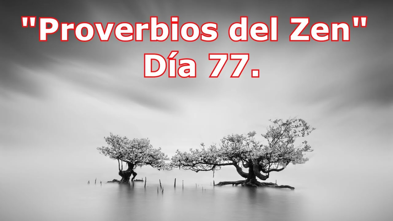Proverbios del Zen Día 77.