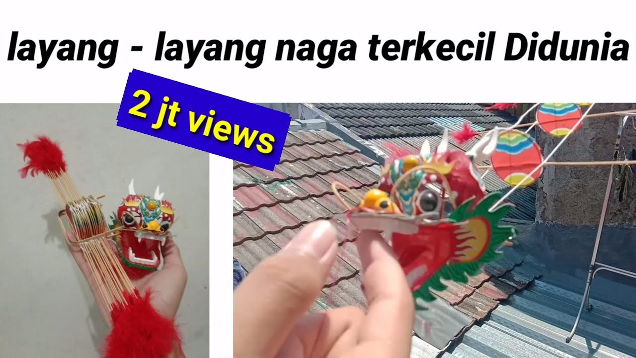 Unboxing Layang² naga terkecil yg pernah ada