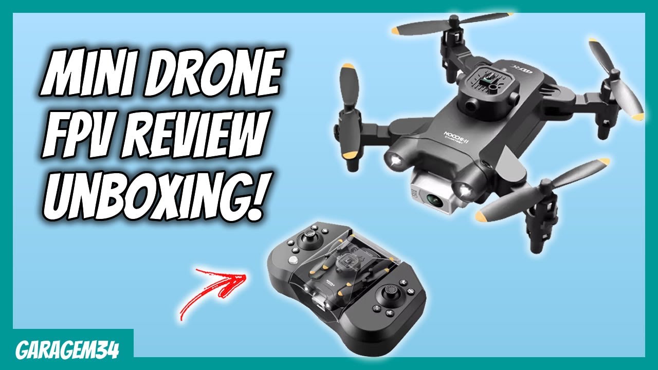 MINI DRONE 4DRC V30 UNBOXING REVIEW EM PORTUGUÊS DO BRASIL