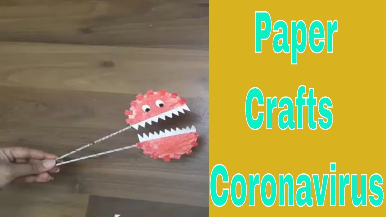paper crafts coronavirus | lockdown easy activities | diy corona art projects |coronavirus crafts