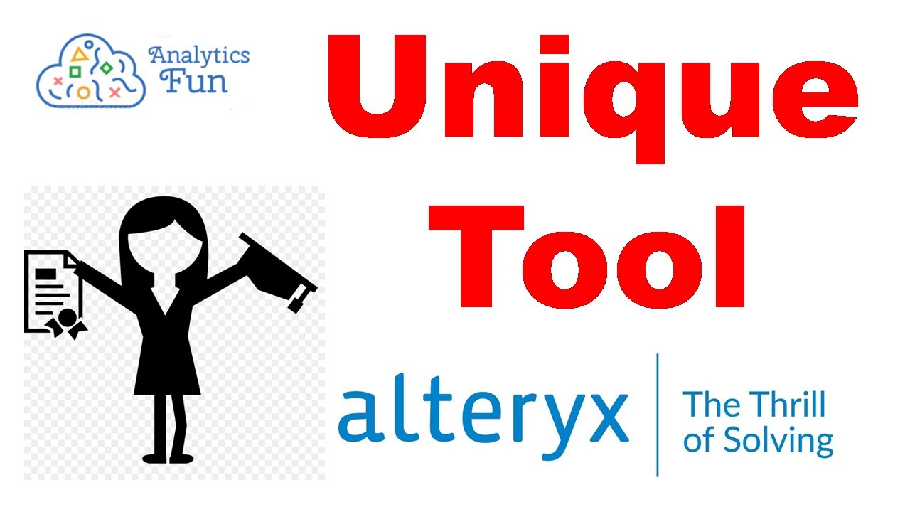 How to use UNIQUE tool in Alteryx? Tool in Alteryx Designer core certification exam | Analytics Fun