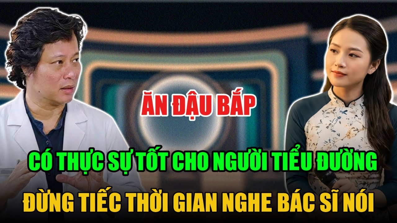 ĐẬU BẮP CÓ THỰC SỰ TỐT CHO NGƯỜI TIỂU ĐƯỜNG - NGHE KỸ BÁC SĨ NÓI