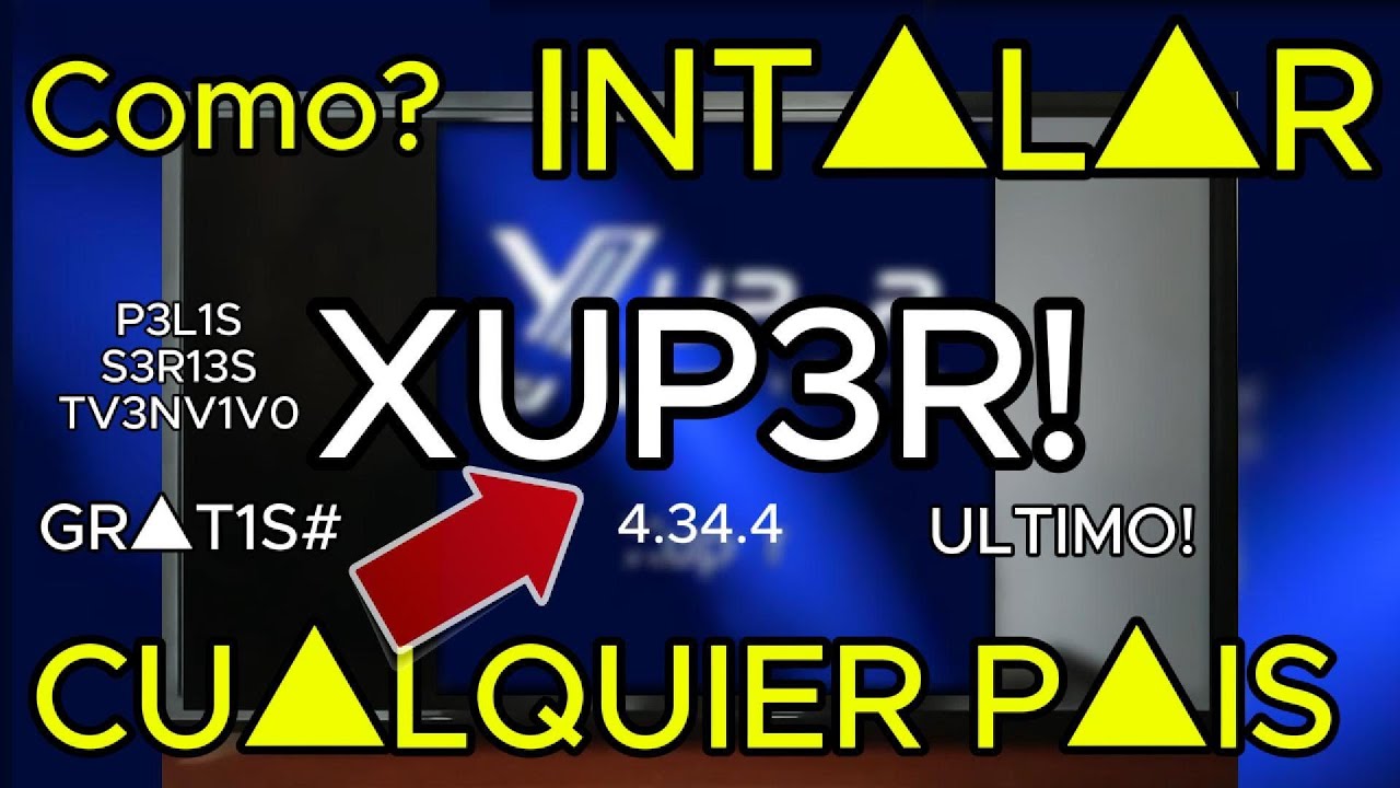 Como instalar XUPER en SMART tv en CUALQUIER PAIS ultima version / GR▲T1S! facil y rapido