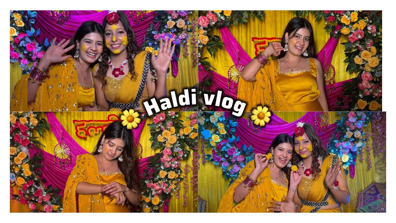 HALDI LAG GYIII 🌼 ~ *Haldi Day Explored Kanpur* 🤍