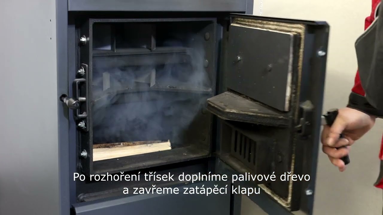 VIAFLAMES W22 ECO Instruktážní video zátop v kotli