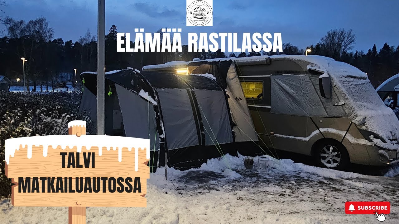 Elämää Rastilassa - Talvi matkailuautossa